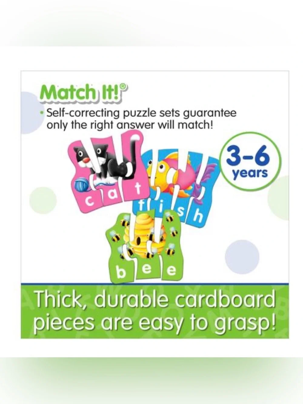 The Learning Journey Match It! Spelling Jr Puzzle New in Box